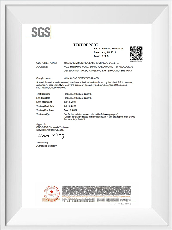 Zhejiang Mingding Glass Technology Co.、Ltd。